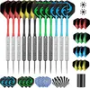 CareGames Dartpfeile Metallspitze 12 Stück Steeldarts 24 Produktbild-Vorschau 1
