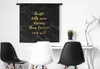 MuchoWow® Wandteppich Wandbehang Zitate - Träume - Gold - Produktbild-Vorschau 3