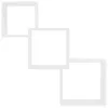 vidaXL Cube Wandregale Weiß 68x15x68 cm Holzwerkstoff Produktbild-Vorschau 3