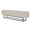 Selsey Veldio - TV-Lowboard, graubeige mit schwarzem Produktbild-Vorschau 5