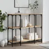 vidaXL Konzolový stolek Sonoma dub 102x35x90 cm výrobek z Náhled obrázku produktu 2