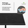 Blumfeldt Table Bistrot En Marbre – 60x60 cm, Plateau En Voir les images du produit 4