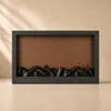 Dekorativer LED-Kamin, aus Metall, 10 x 41 x 25 cm Produktbild-Vorschau 3