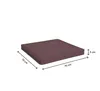 A square cushion with dimensions indicated by measurement lines and text. Produktbild-Vorschau