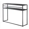 CALICOSY -  Schwarze Metall-Konsole L112 cm - OLLI Produktbild-Vorschau 3