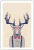 Poster - Poster ohne Rahmen - Charakter Hirsch Illustration Produktbild-Vorschau 1