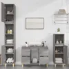 vidaXL Waschbeckenunterschrank Grau Sonoma 80x33x60 cm Produktbild-Vorschau 3