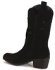 topschuhe24 3217 Damen Cut Out Stiefeletten Western Cowboy Produktbild-Vorschau 3
