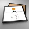 Gerahmtes Poster - Schwarzer Rahmen - Bild Vögel Sonne - Produktbild-Vorschau 3