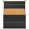 Flieks Moderner Hochschrank mit RGB-LED-Beleuchtung, Produktbild-Vorschau 11