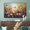 MuchoWow© Leinwand Bilder 120x80 cm - Design: Blumenfeld, Produktbild-Vorschau 5