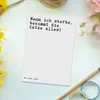 Mr. & Mrs. Panda Postkarte Wenn ich sterbe, bekommt... - Produktbild-Vorschau 2