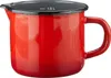 Pot à lait "Rome" 12 cm émail rouge, flammé Voir les images du produit 2