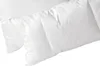 A close-up view of a white down comforter or pillow with visible stitching. Produktbild-Vorschau