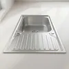 lavello da cucina in acciaio inox 72CM, destro, da incasso Anteprima dell’immagine prodotto 8