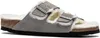 Birkenstock 1017403 Herren-Pantoletten in Grau – schmale Produktbild-Vorschau 43