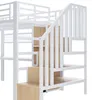 Hochbett 90 x 200 cm mit Schreibtisch, LED-Lichtleiste, Produktbild-Vorschau 16