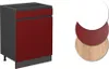 Küchenunterschrank Vicco R-Line Rot 60 cm  J-ShapeAP Produktbild-Vorschau 6