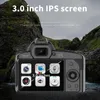 A digital camera is shown against a background of a waterfall and rocky hills. Náhled obrázku produktu