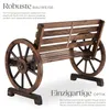 Zahradní lavička Tectake, design připomínající kola, Náhled obrázku produktu 3