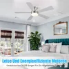 Deckenventilatoren mit Licht, 120CM Deckenventilator mit Produktbild-Vorschau 5