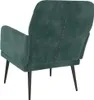 vidaXL Fotel ciemnozielony 62x79x79 cm aksamitny Podgląd zdjęcia produktu 5