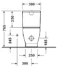 DURAVIT 20600900002 D-Code podlahové WC pre kombinované, Náhľad obrázku produktu 4