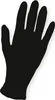 A black silhouette of a hand wearing a glove against a white background. Produktbild-Vorschau