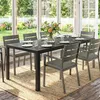 Outsunny Gartentisch Beistelltich Esstisch Garten WPC Tisch Produktbild-Vorschau 8