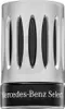 A close-up studio shot of a Mercedes-Benz Select fragrance bottle. Voir les images du produit