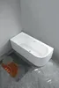 Volně stojící rohová vana 160 x 75 cm Pula Levá Corciano Náhled obrázku produktu 4