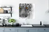 MuchoWow® Poster Leopard - Augen - Schwarz - Weiß 75x75 cm Produktbild-Vorschau 3