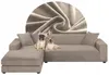 2er Set Sofabezug - Beige - 2-Sitzer 145-185 cm - 3-Sitzer Produktbild-Vorschau 1