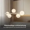LUMIÈRE Design Pendelleuchte 'Livana' 5-flammig LED Produktbild-Vorschau 6