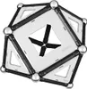 Geomag, Classic Black and White 013, Konstruktionsspielzeug Produktbild-Vorschau 5
