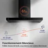 CIARRA A+++ 650 m³/h Hotte d'aspiration murale 90cm WIFI Voir les images du produit 6