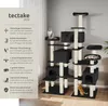 tectake® Kratzbaum Entissar 214 cm inklusive Kippschutz Produktbild-Vorschau 2