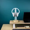 Kopfhörerständer Holz und Stahl Headset Halter Headphone Produktbild-Vorschau 2