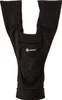 A black baby carrier laid flat against a white background. Produktbild-Vorschau