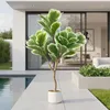 Künstliche Geigenfeige (Ficus lyrata) - Baum - 100 cm Höhe Produktbild-Vorschau 4