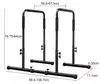 Adjustable Dip Bar Station, Heavy Duty Parallette & Produktbild-Vorschau 5