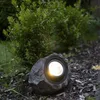 LED-Solarstein 'Rocky', 1 warm white LED, grau Produktbild-Vorschau 3