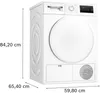 Bosch Série 4 WTH83004 Sèche-linge à pompe à chaleur, 8 kg, Voir les images du produit 18