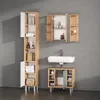 Badspiegelschrank Livinity Fucino Eiche 79.6 x 64 cm, Model Produktbild-Vorschau 5