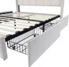 ProximaX bett, 160x200 cm, beige, mit LED-Beleuchtung, USB- Produktbild-Vorschau 13
