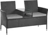 SVITA CHICAGO Rattan-Bank Garten-Bank Lounge Sitzecke Produktbild-Vorschau 1