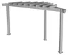 Sojag Lima 1010 hliníková pergola s trojúhelníkovou Náhled obrázku produktu 1