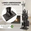 Kaminbesteck Ritter 4-teilig Schaufel, Besen, Schürhaken, Produktbild-Vorschau 3
