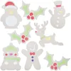 Fensterdeko-Set, 30 Motive, Weihnachten, Bastelset mit Schablonen Voir les images du produit
