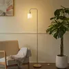 Skandinavische Stehleuchte Beige mit Weißem Glas Wisp Produktbild-Vorschau 9